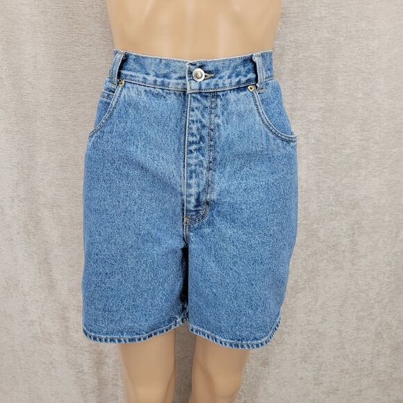 Lawman Classic Blue Jean Denim High Waisted Shorts Jorts - Picture 1 of 14